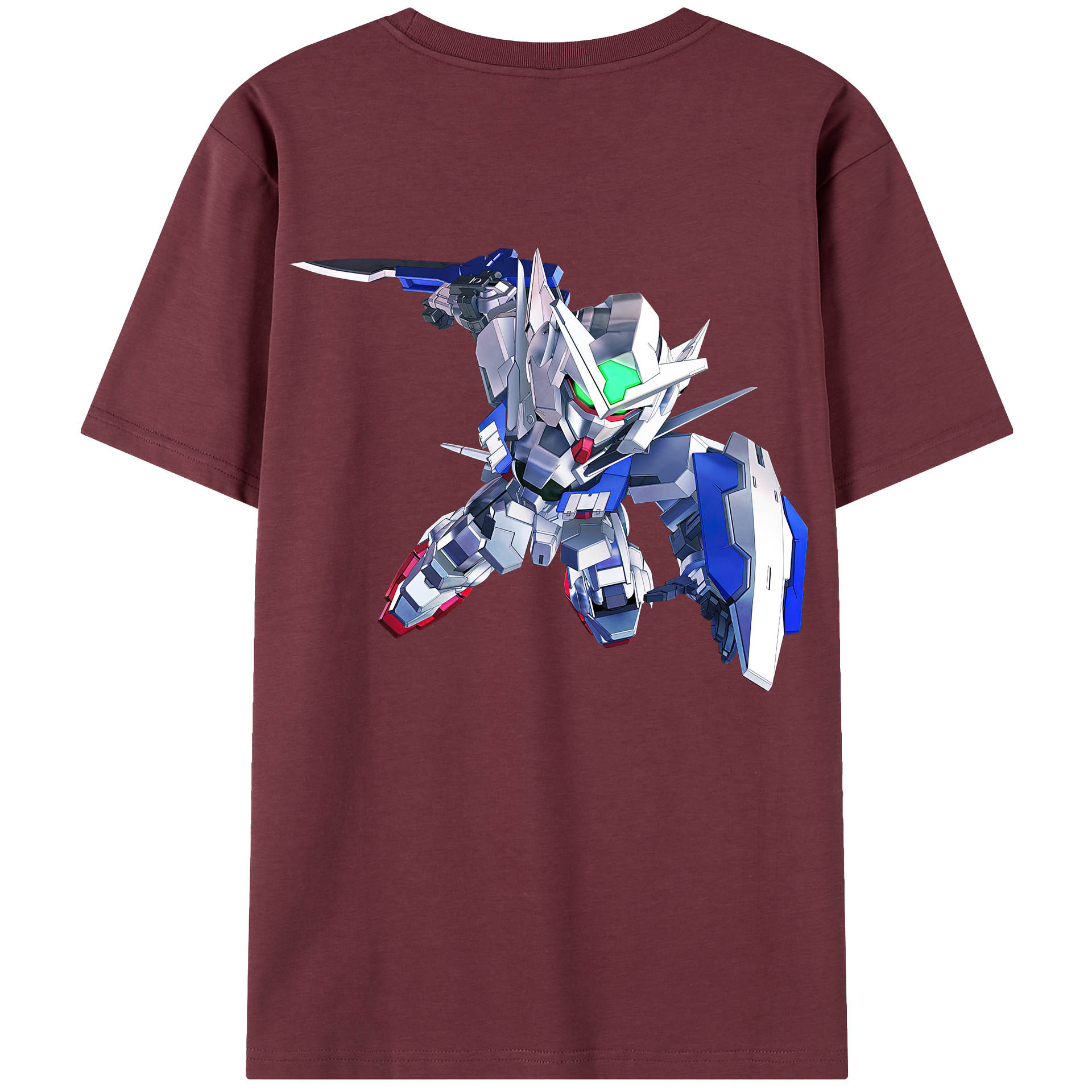（画像用） 機動戦士ガンダム Mobile Suit Gundam 綿100％半袖Tシャツ（背面プリント）